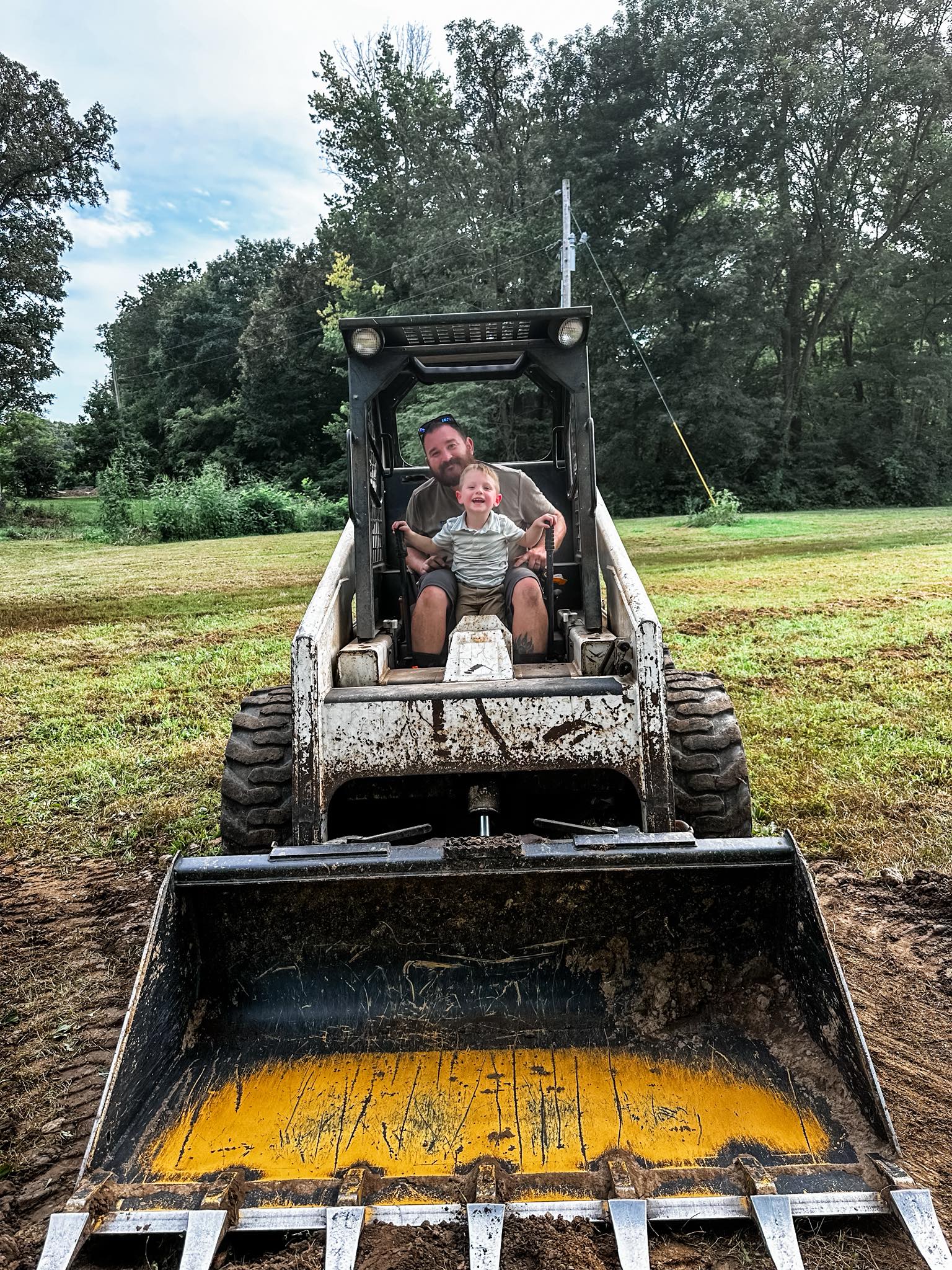 Mathew with his son - First Priority Plumbing is a family business